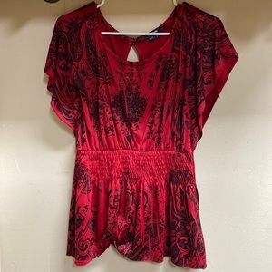 Red/black Mymichelle blouse